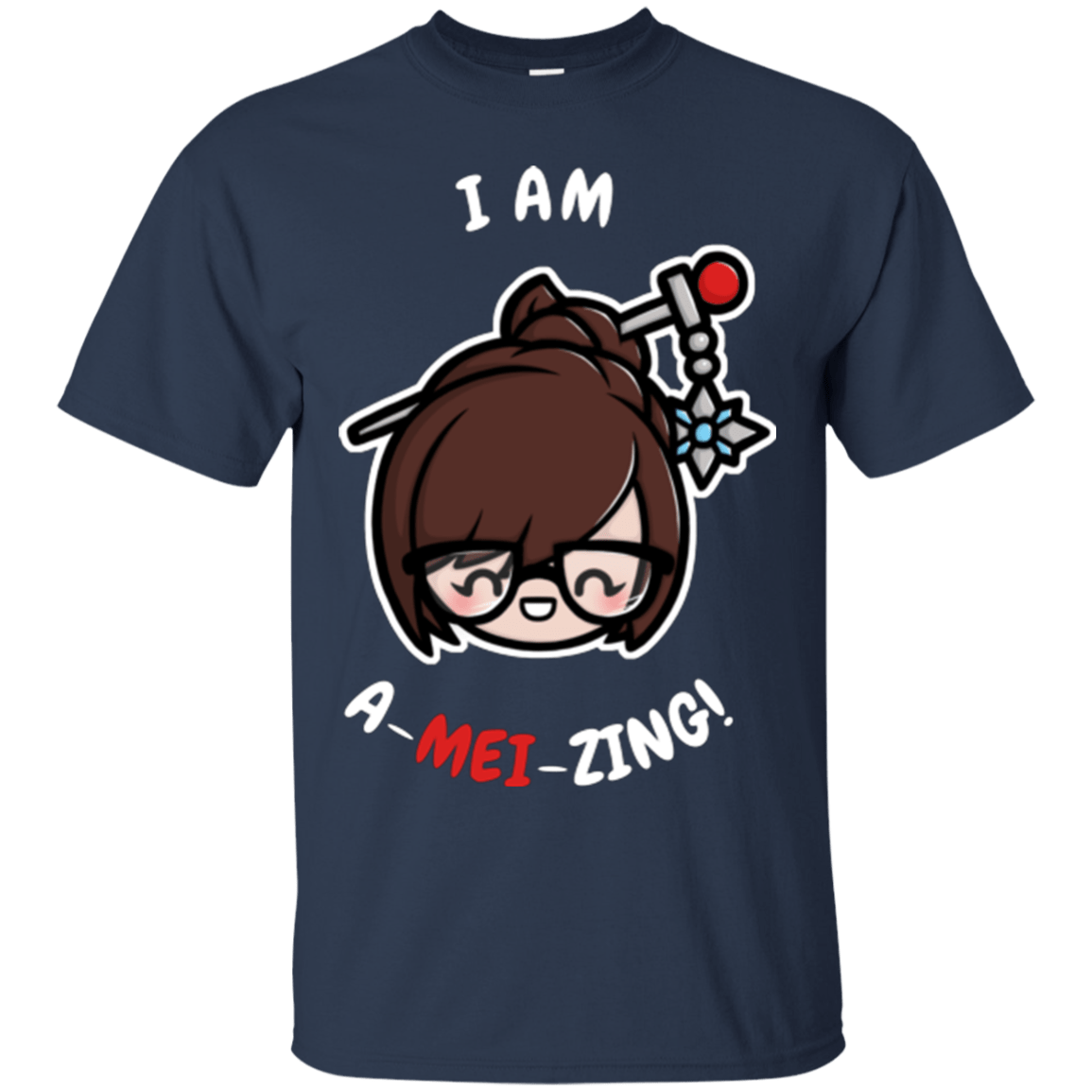 T-Shirts Navy / Small I Am A Mei Zing T-Shirt
