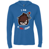 T-Shirts Vintage Royal / X-Small I Am A Mei Zing Triblend Long Sleeve Hoodie Tee