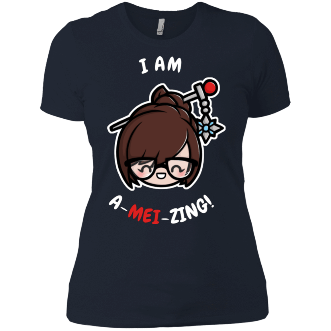 T-Shirts Midnight Navy / X-Small I Am A Mei Zing Women's Premium T-Shirt