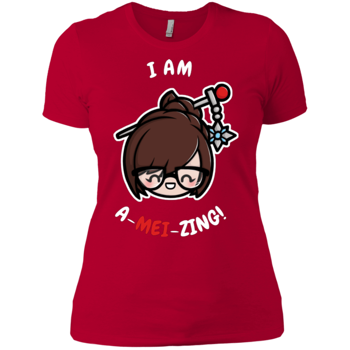T-Shirts Red / X-Small I Am A Mei Zing Women's Premium T-Shirt