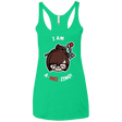 T-Shirts Envy / X-Small I Am A Mei Zing Women's Triblend Racerback Tank