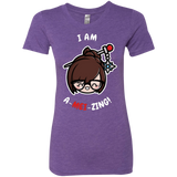 T-Shirts Purple Rush / Small I Am A Mei Zing Women's Triblend T-Shirt