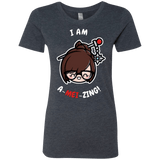 T-Shirts Vintage Navy / Small I Am A Mei Zing Women's Triblend T-Shirt