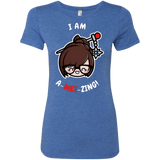 T-Shirts Vintage Royal / Small I Am A Mei Zing Women's Triblend T-Shirt