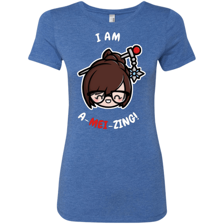 T-Shirts Vintage Royal / Small I Am A Mei Zing Women's Triblend T-Shirt