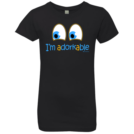 T-Shirts Black / YXS I Am Adorkable Girls Premium T-Shirt
