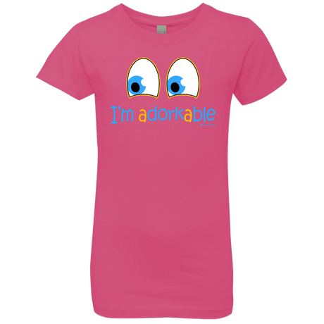 T-Shirts Hot Pink / YXS I Am Adorkable Girls Premium T-Shirt