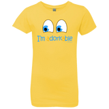 T-Shirts Vibrant Yellow / YXS I Am Adorkable Girls Premium T-Shirt