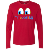 T-Shirts Red / Small I Am Adorkable Men's Premium Long Sleeve