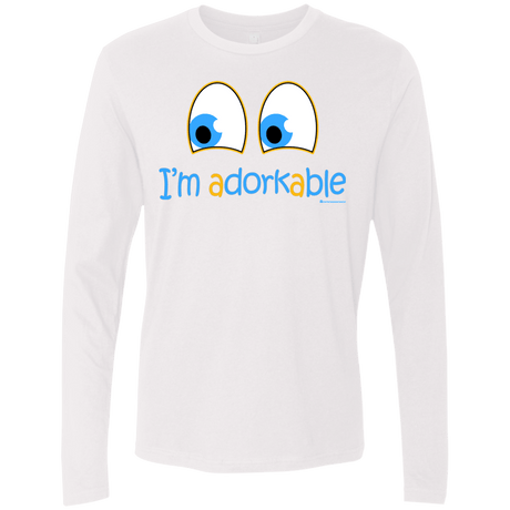 T-Shirts White / Small I Am Adorkable Men's Premium Long Sleeve