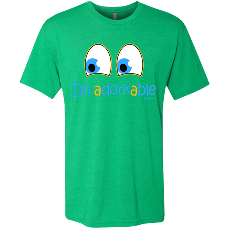 T-Shirts Envy / Small I Am Adorkable Men's Triblend T-Shirt
