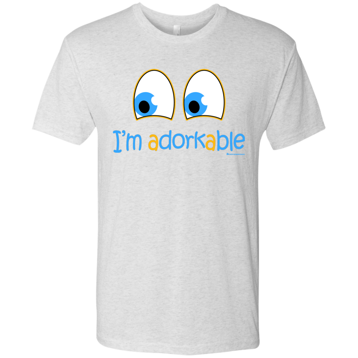 T-Shirts Heather White / Small I Am Adorkable Men's Triblend T-Shirt