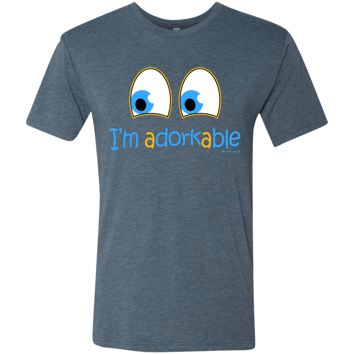 T-Shirts Indigo / Small I Am Adorkable Men's Triblend T-Shirt