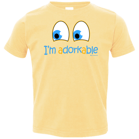 T-Shirts Butter / 2T I Am Adorkable Toddler Premium T-Shirt