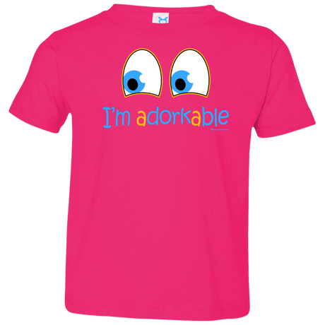 T-Shirts Hot Pink / 2T I Am Adorkable Toddler Premium T-Shirt