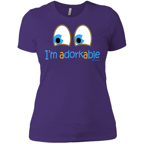 T-Shirts Purple Rush/ / X-Small I Am Adorkable Women's Premium T-Shirt