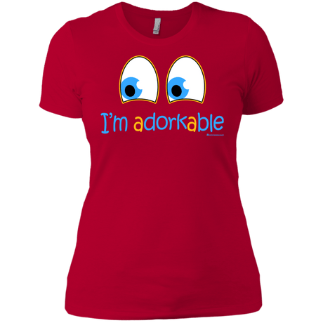 T-Shirts Red / X-Small I Am Adorkable Women's Premium T-Shirt