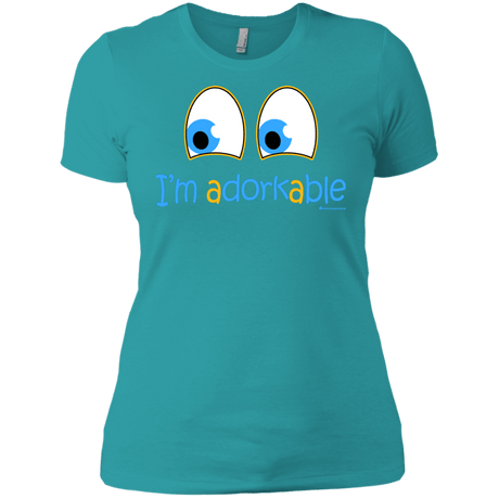 T-Shirts Tahiti Blue / X-Small I Am Adorkable Women's Premium T-Shirt