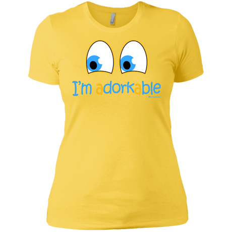T-Shirts Vibrant Yellow / X-Small I Am Adorkable Women's Premium T-Shirt