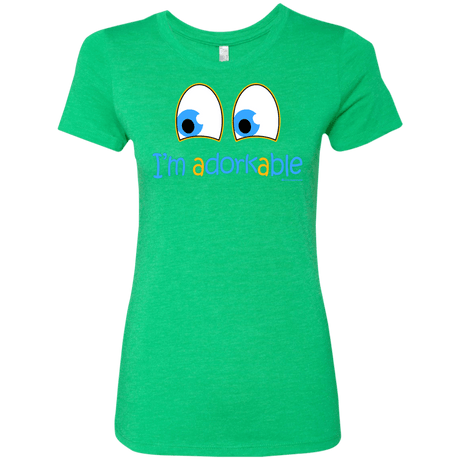 T-Shirts Envy / Small I Am Adorkable Women's Triblend T-Shirt
