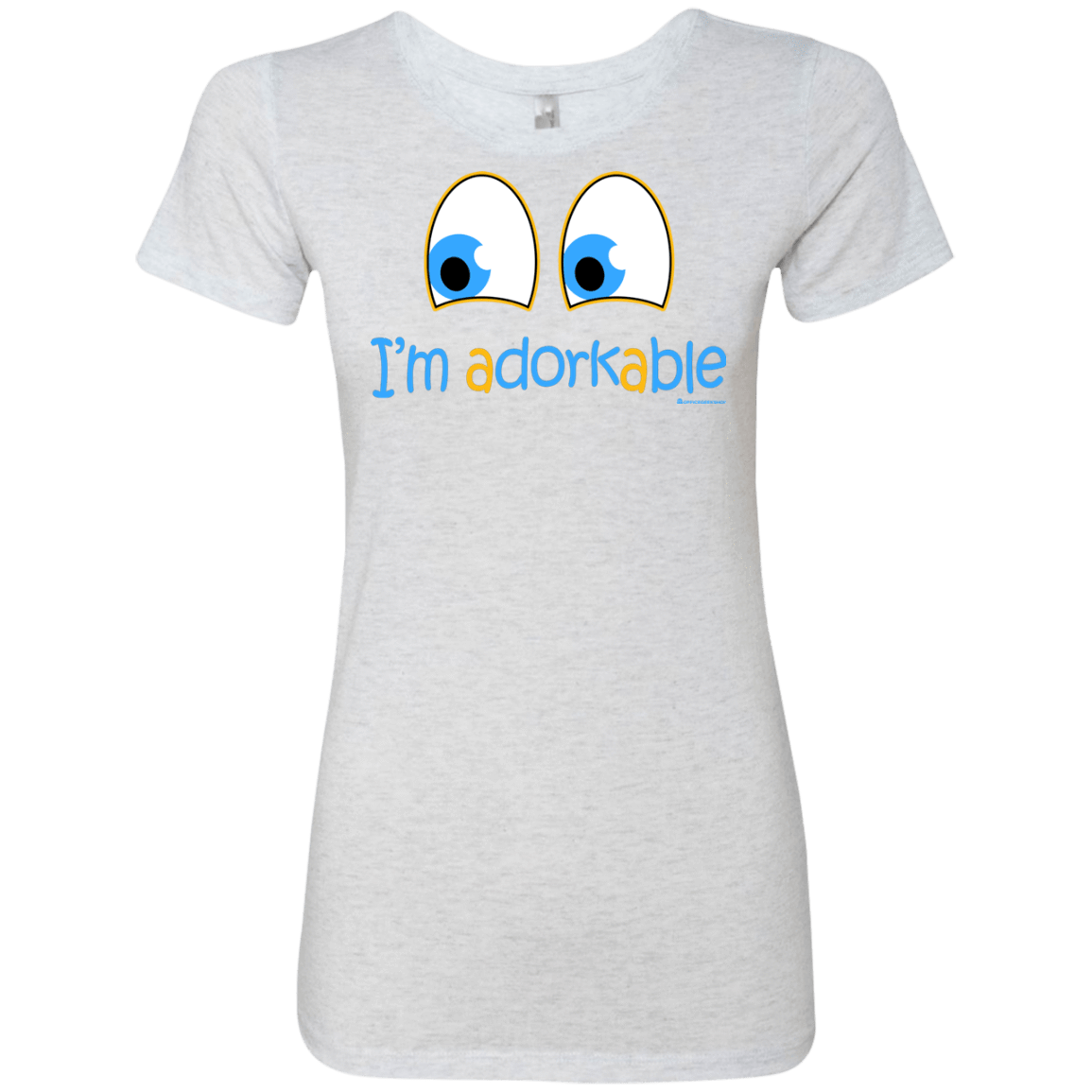 T-Shirts Heather White / Small I Am Adorkable Women's Triblend T-Shirt