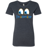 T-Shirts Vintage Navy / Small I Am Adorkable Women's Triblend T-Shirt