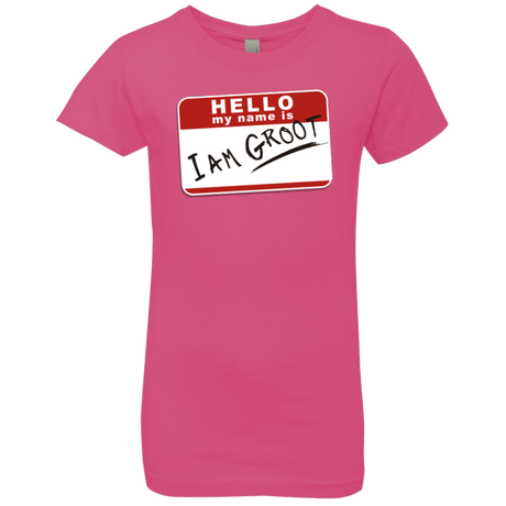 T-Shirts Hot Pink / YXS I am Groot Girls Premium T-Shirt