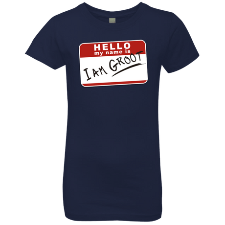 T-Shirts Midnight Navy / YXS I am Groot Girls Premium T-Shirt