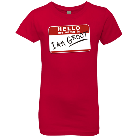 T-Shirts Red / YXS I am Groot Girls Premium T-Shirt