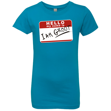 T-Shirts Turquoise / YXS I am Groot Girls Premium T-Shirt