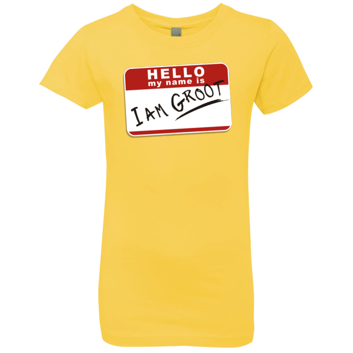 T-Shirts Vibrant Yellow / YXS I am Groot Girls Premium T-Shirt