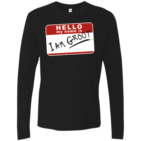 T-Shirts Black / Small I am Groot Men's Premium Long Sleeve