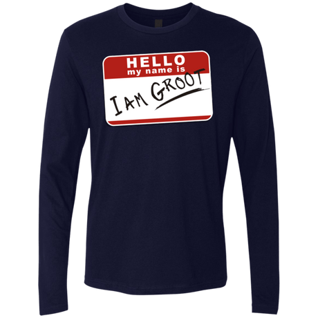 T-Shirts Midnight Navy / Small I am Groot Men's Premium Long Sleeve