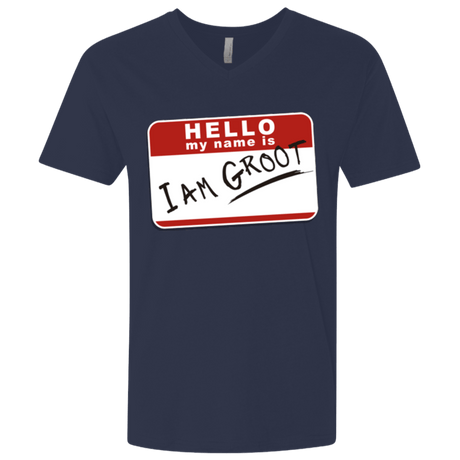 T-Shirts Midnight Navy / X-Small I am Groot Men's Premium V-Neck