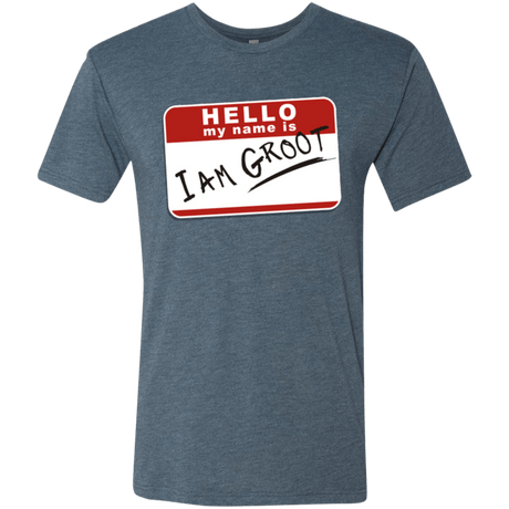 T-Shirts Indigo / Small I am Groot Men's Triblend T-Shirt