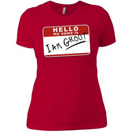 T-Shirts Red / X-Small I am Groot Women's Premium T-Shirt