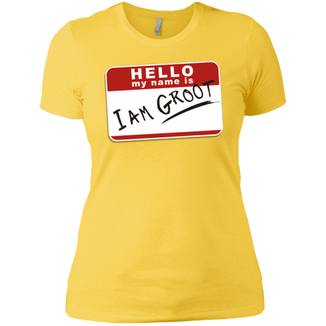 T-Shirts Vibrant Yellow / X-Small I am Groot Women's Premium T-Shirt