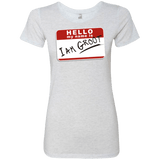 T-Shirts Heather White / Small I am Groot Women's Triblend T-Shirt