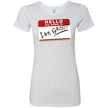 T-Shirts Heather White / Small I am Groot Women's Triblend T-Shirt