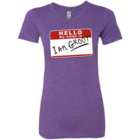 T-Shirts Purple Rush / Small I am Groot Women's Triblend T-Shirt