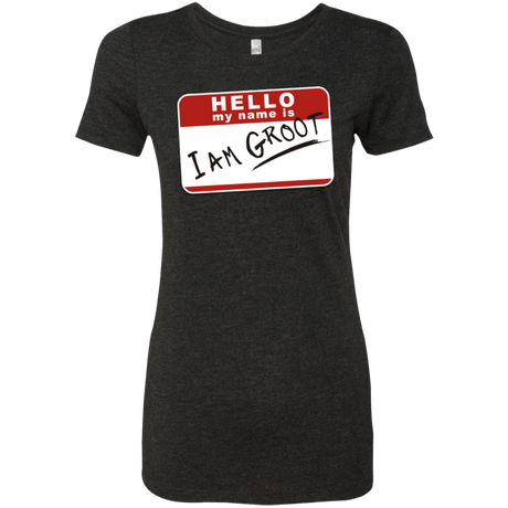 T-Shirts Vintage Black / Small I am Groot Women's Triblend T-Shirt
