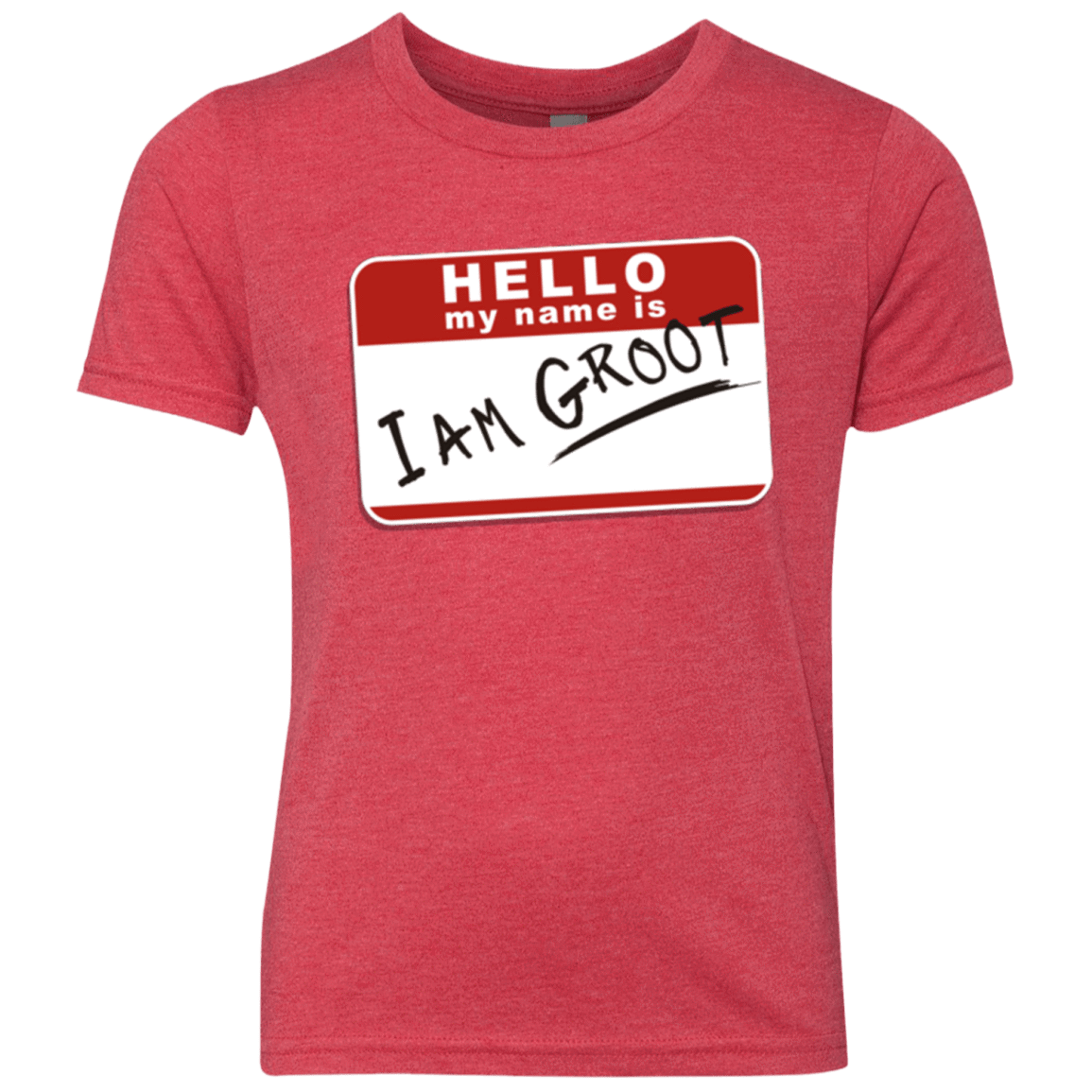 T-Shirts Vintage Red / YXS I am Groot Youth Triblend T-Shirt