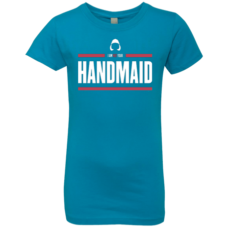T-Shirts Turquoise / YXS I Am Not Your Handmaid Girls Premium T-Shirt