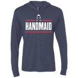 T-Shirts Vintage Navy / X-Small I Am Not Your Handmaid Triblend Long Sleeve Hoodie Tee