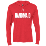 T-Shirts Vintage Red / X-Small I Am Not Your Handmaid Triblend Long Sleeve Hoodie Tee