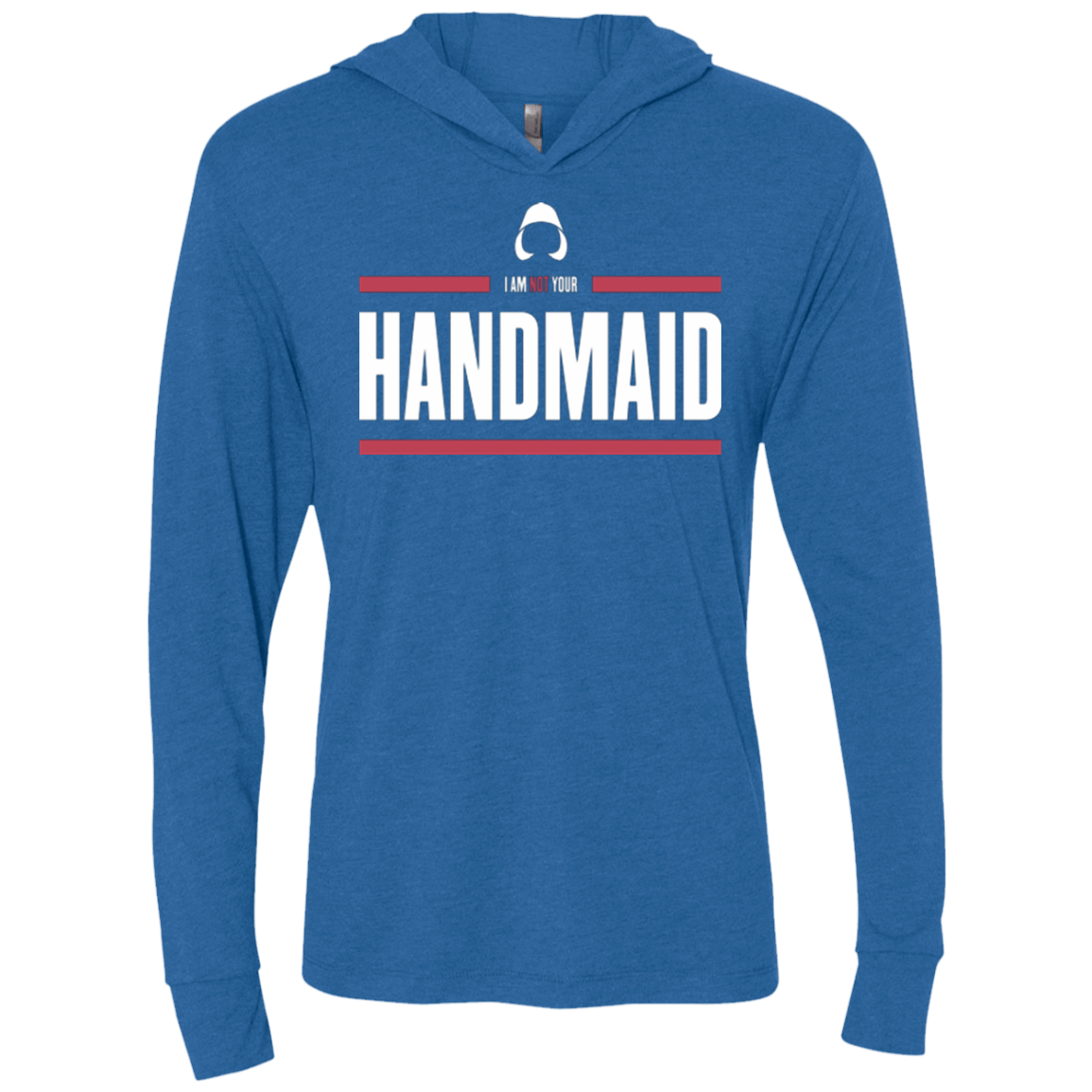 T-Shirts Vintage Royal / X-Small I Am Not Your Handmaid Triblend Long Sleeve Hoodie Tee