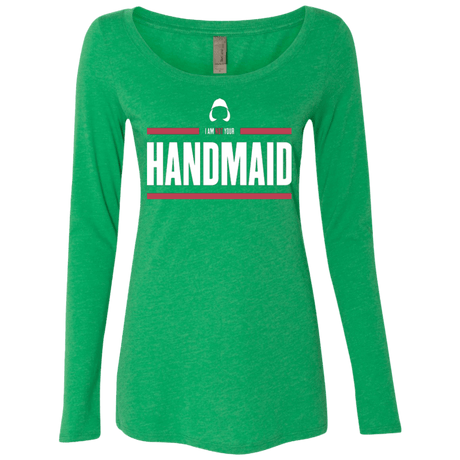 T-Shirts Envy / Small I Am Not Your Handmaid Women's Triblend Long Sleeve Shirt