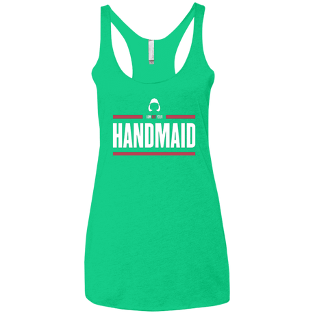 T-Shirts Envy / X-Small I Am Not Your Handmaid Women's Triblend Racerback Tank