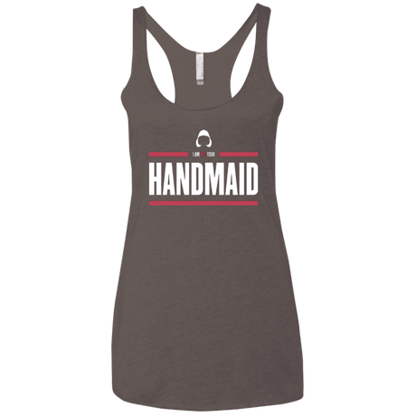 T-Shirts Macchiato / X-Small I Am Not Your Handmaid Women's Triblend Racerback Tank