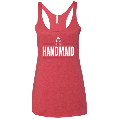 T-Shirts Vintage Red / X-Small I Am Not Your Handmaid Women's Triblend Racerback Tank
